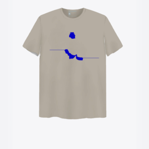 تیشرت کرم ساده